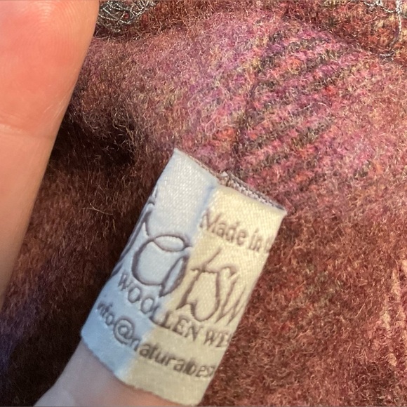 Cotswold Woollen Weavers Mauve Plaid Hat - Picture 4 of 5